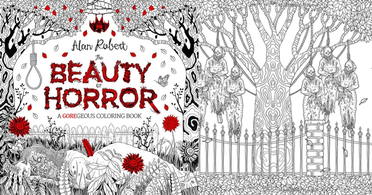 Download The Creepy Adult Colouring Book That Will Give You All Of The Creepy Feels