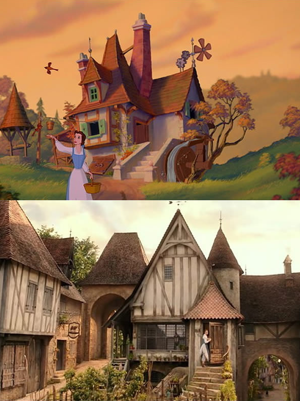 Here S How The New Live Action Beauty And The Beast Compares To The Animated Version