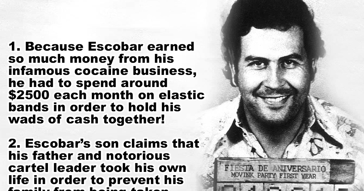 12 Things You Probably Didn T Know About Notorious Drug Lord Pablo Escobar
