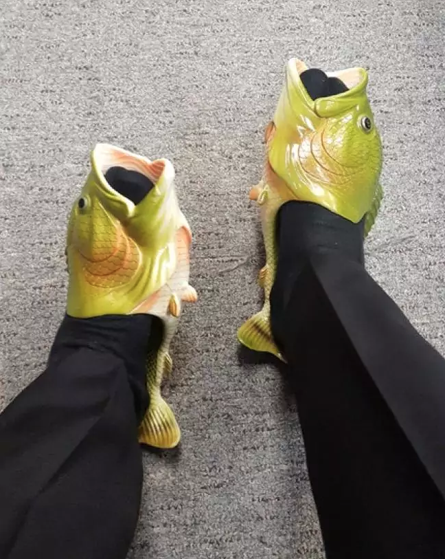 fish crocs shoes
