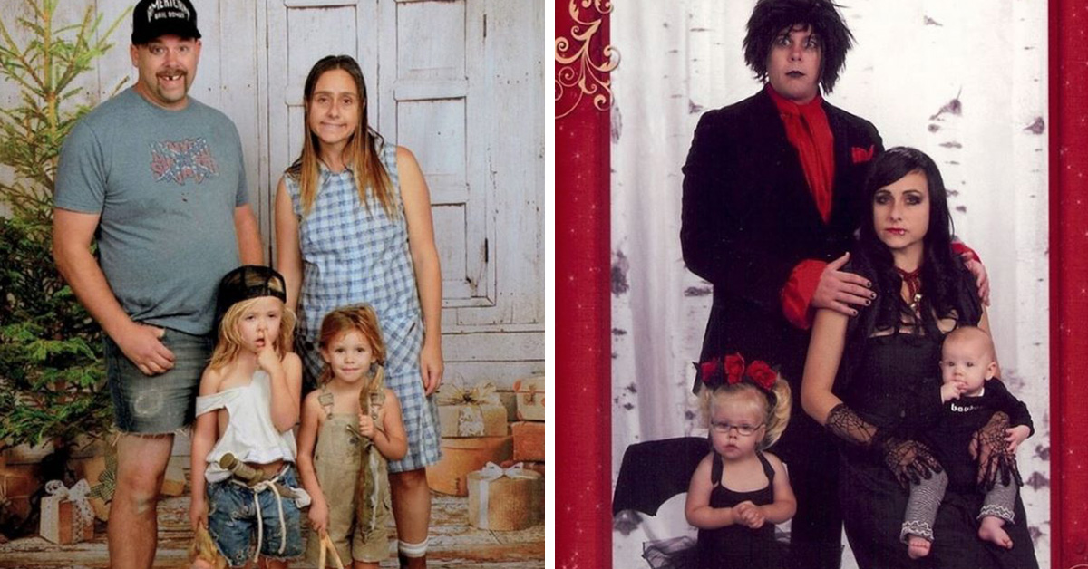 This Families Awkward Christmas Cards Are Amazing