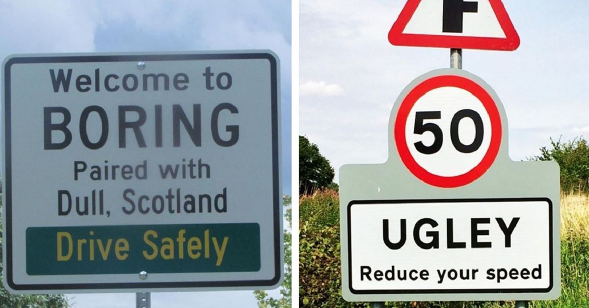 20 Of The Funniest Place Names Ever